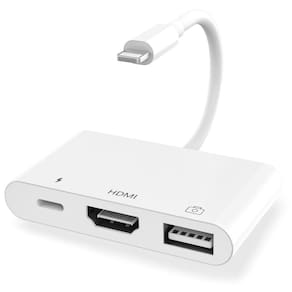 Adaptador Lightning para HDMI / VGA / AV Um tamanho
