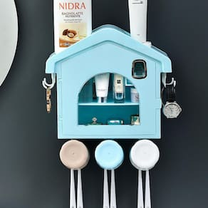 Dispensador Automático de Pasta de Dentes Multifuncional Creative Plas