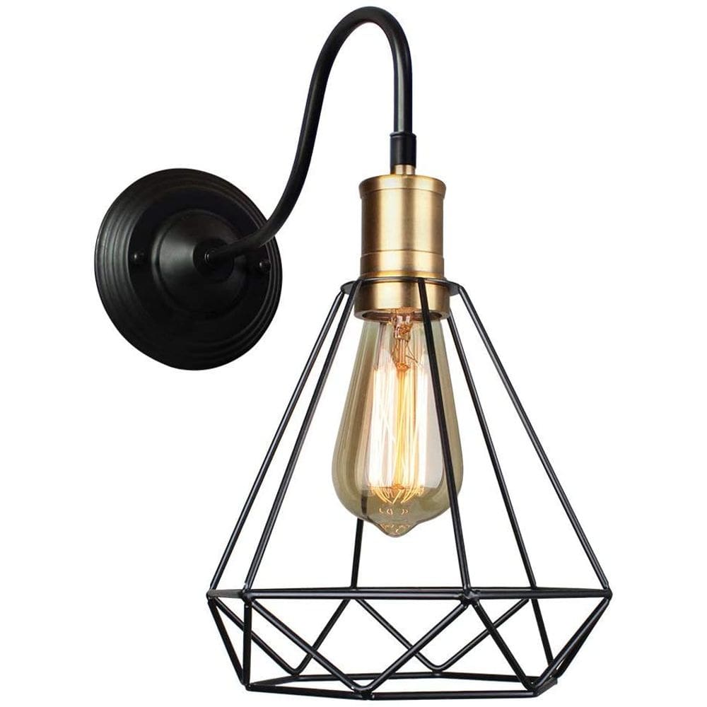 Lâmpada de parede industrial vintage