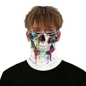 (#27) Máscara Facial Multi-uso Balaclava Máscara Facial Pescoço Lenço Banheira