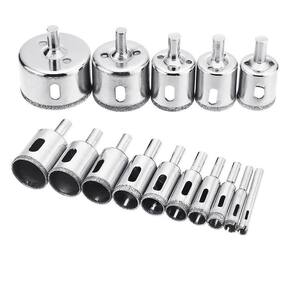 15pcs/set cerâmica flor vasos buraco bit set furo dri ( um tamanho