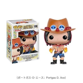 Boneco Funko Pop de uma peça Portgas D.Ace 100 10cm