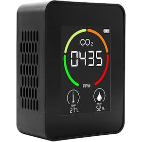 Detector de CO2, sensor portátil, display digital preciso
