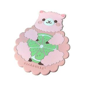 1pc Antidkid redondo de silicone placemat guaxinim Alpaca Coaster