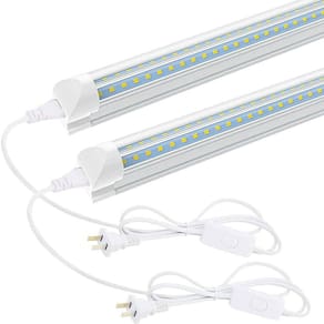 2pcs t8 v em forma de integrado tubo de lâmpada de fileira dupla 14w 0.6m co