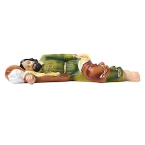 Resina religiosa da estatueta que dorme a escultura da estátua de Jesus