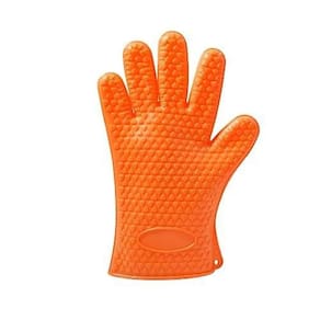 1pcs luva de silicone cozinha luvas resistentes ao calor ( um tamanho )