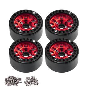 4pcs metal 1.9 polegadas beadlock rim wheel hub fit 1.9 pneus para