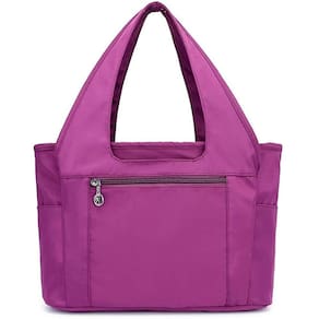 Nylon Mulheres Moda Grande Tote Shoulder Bag trabalho impermeável