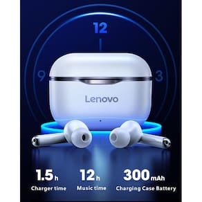 Fones de ouvido Lenovo LP1 IPX4 à prova d`água Sport Bluetoo