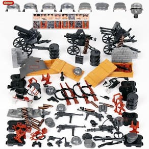 Oenux Nova 2ª Guerra Mundial Moscou Batalha Militar Pequeno Building Block Fi