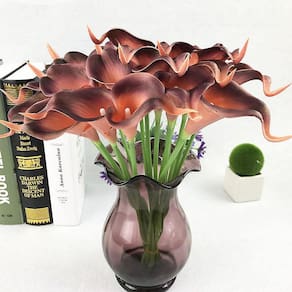 10pcs/lot flores artificiais casamento flores decorativas chamada