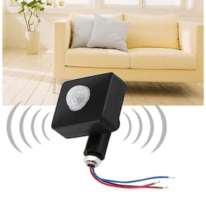 PRETO 12M PIR12V / PIR85-265V Segurança PIR Movimento Infravermelho S