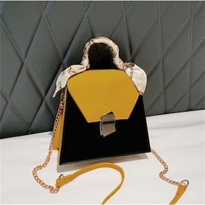 Bolsa YKFMYFOURL Pequena bolsa quadrada fosca para mulheres