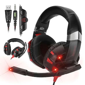 Stereo Bass Gamification Headphones Cup Fones de ouvido quando PS4