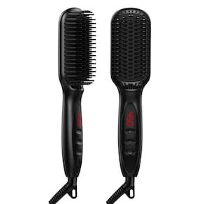 Escova de secador, alisador de cabelo, display LCD digital