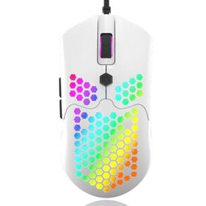 M5 Hollow-out comb Shell Gaming Mouse Colorido Rgb 7
