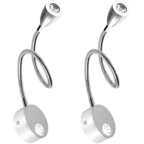 Arandela de parede Luz de parede Geada Pescoço LED Lâmpada de leitura Warm W
