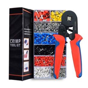 Terminal Crimping Ferrule Alicate de Crimpagem + 1200 Ferrules (Sui