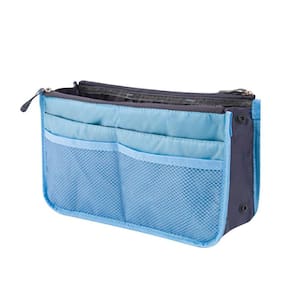 Blue#Handbag Organizador Travel Insert Bolsa Forro Grande Orga