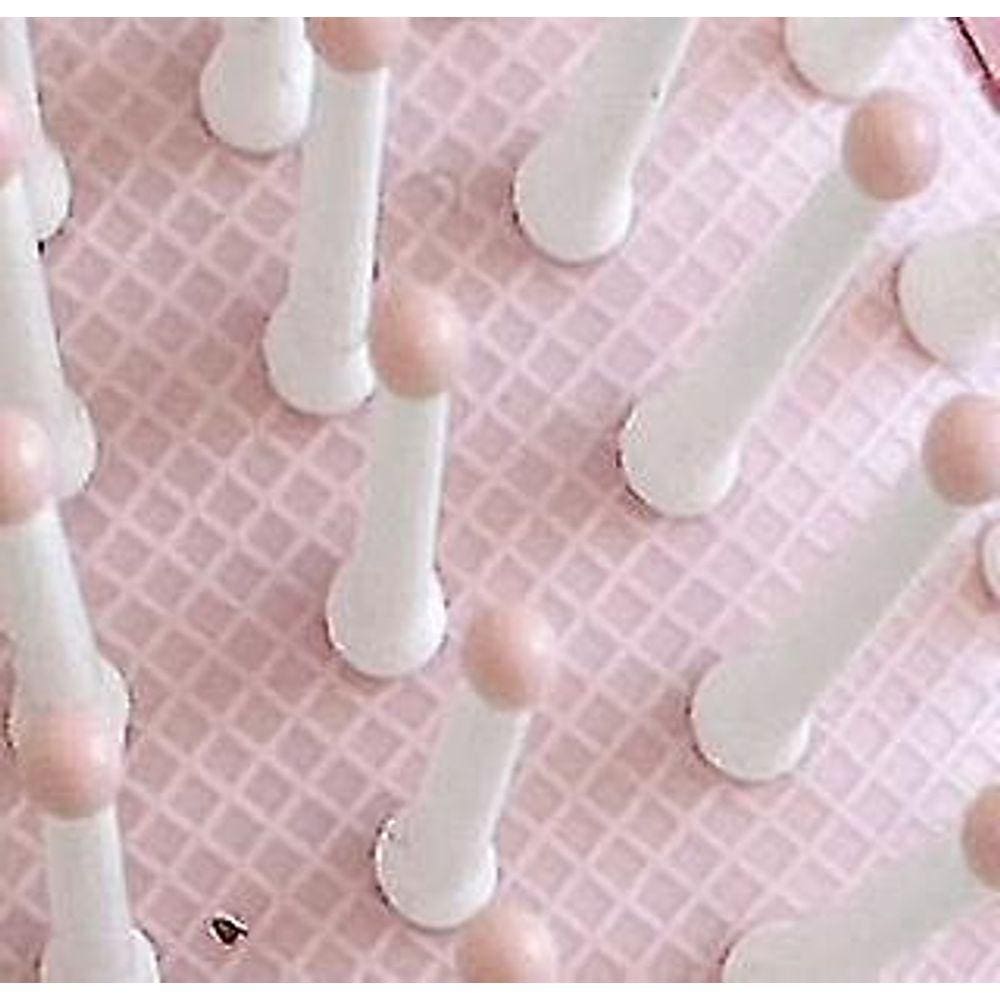 Mini escova oval de cabelo tamanho único