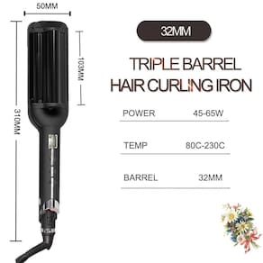 Cerâmica 32 mm grande volume de onda perma ondulada