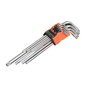 9 pcs hexadecimal chave chave conjuntos ameixa estrela torx l forma repai ferramenta