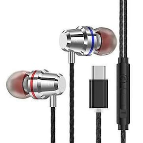 Ptm M4 Mtal Mtal Las Anujos Em Orientes Tipo C Fones De Ouvido Co