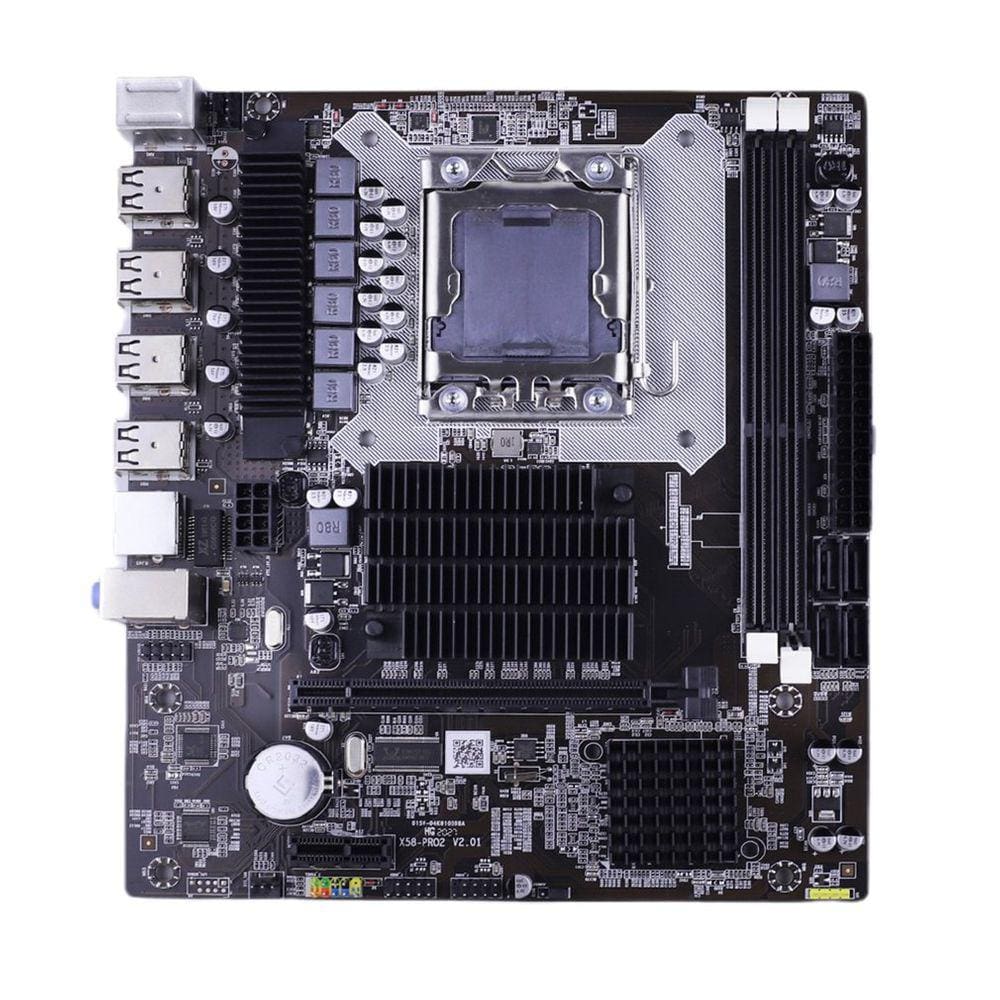 Placas-mãe X58PRO2 1366-pinos Desktop Computer ECC Memory Mo