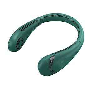 5000 mAh Ventilador Pescoço Portátil Cimento 360 Graus Resfriamento Fol