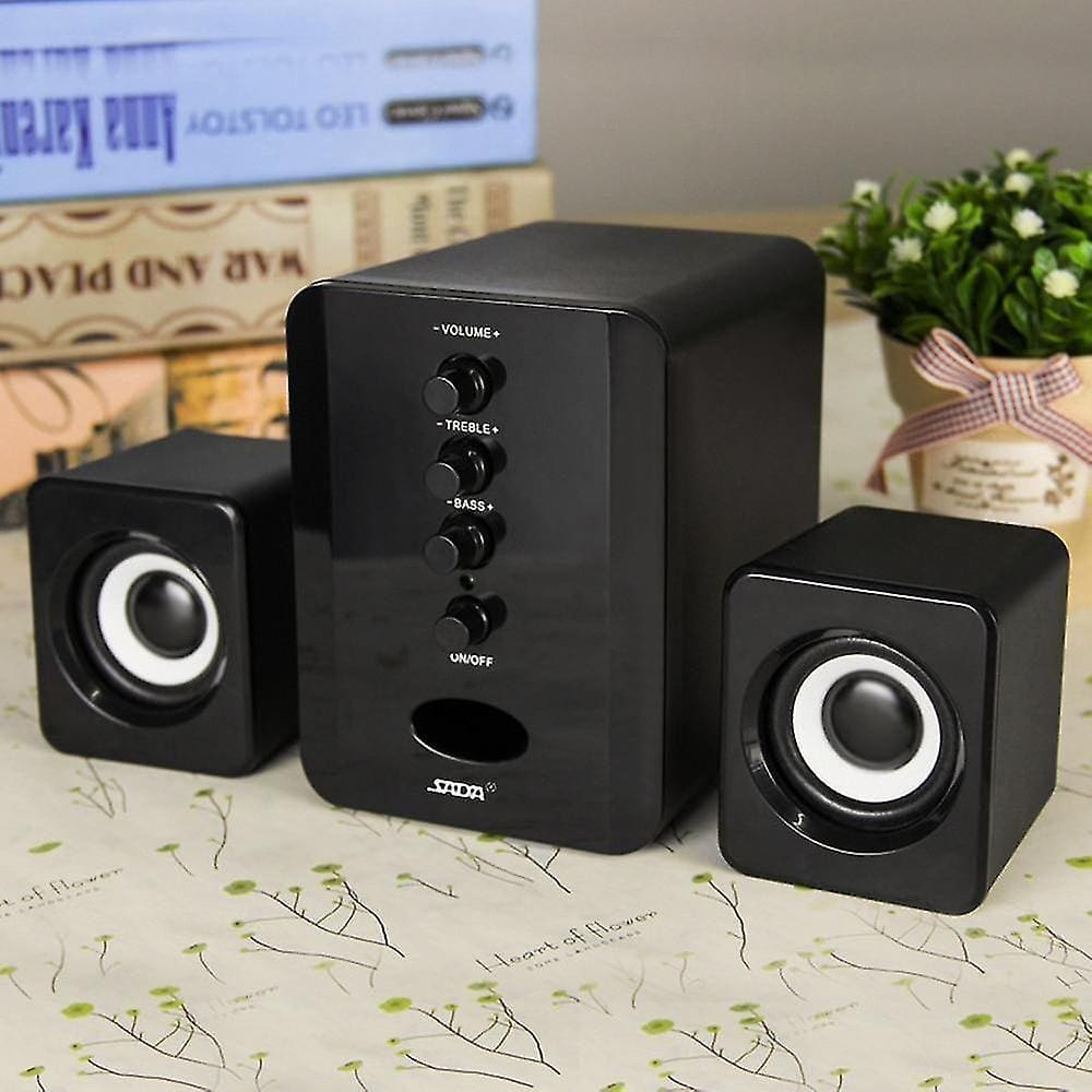 LOVENOS Wired Combinação de alto-falantes de computador Música estéreo Pla