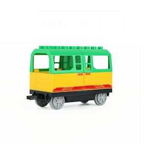 Grandes Partículas Building Blocks Electric Locomotive Train Com