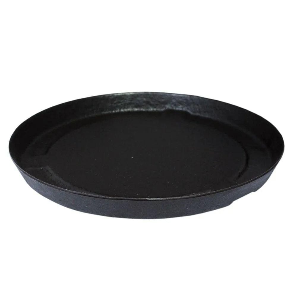 Prato para Vasos de Planta Redondo Slim 43 Cinza