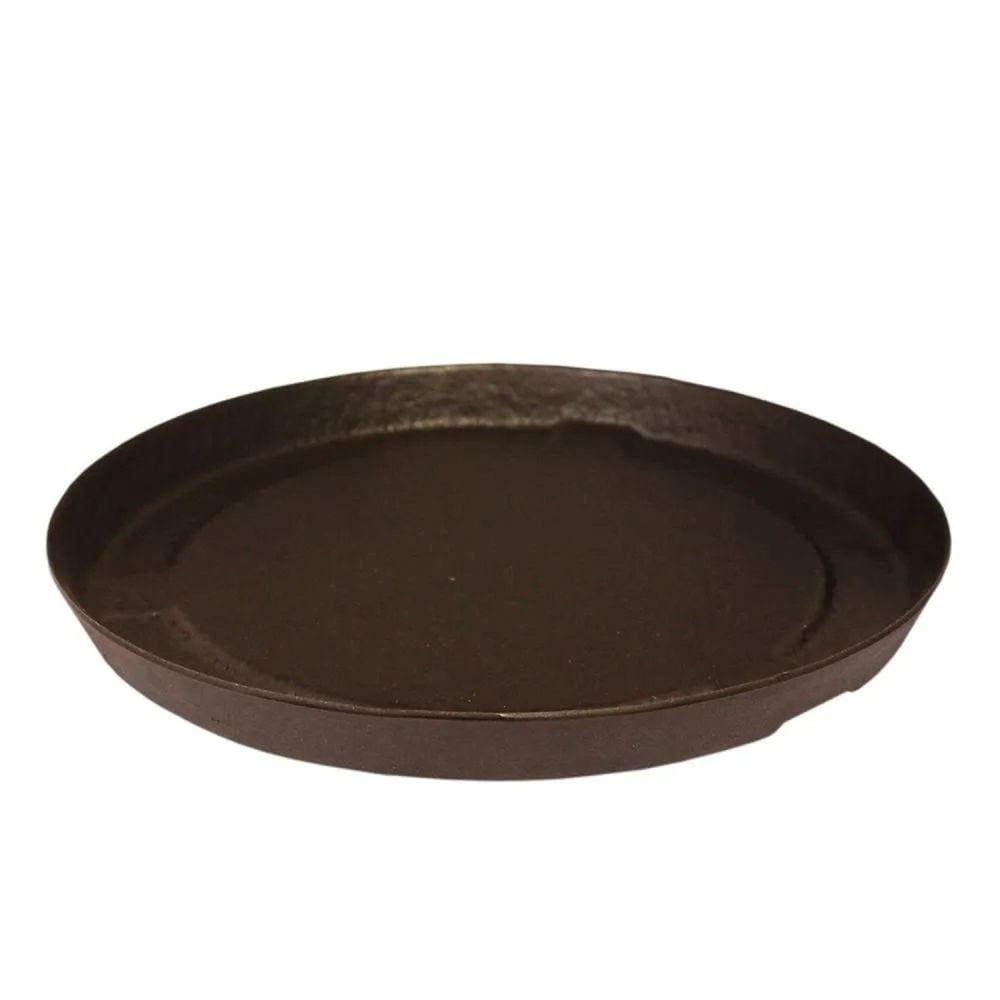 Prato para Vasos de Planta Redondo Slim 36 Café