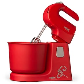 Batedeira Cellini Maxi Deluxe 300W 4 Velocidades Vermelho