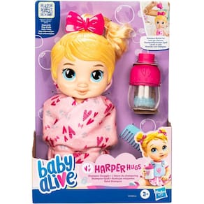 Baby Alive - Boneca Bebê Shampoo - Loira F9119 - Hasbro