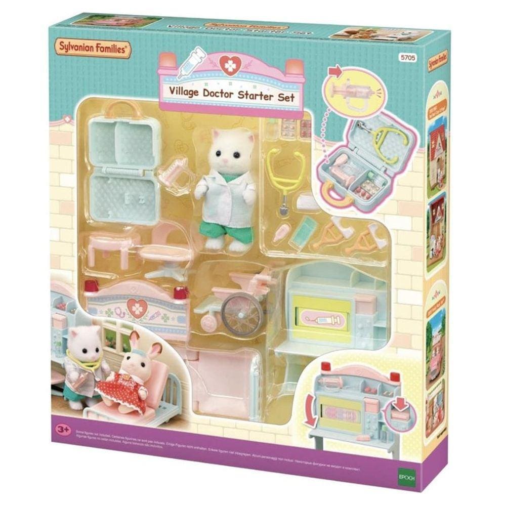 Sylvanian Conjunto Families Primeiro Médico da Vila 5705 - Epoch