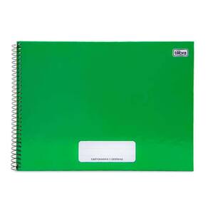 Caderno Cartografia E Desenho Pepper Verde 80 Folhas