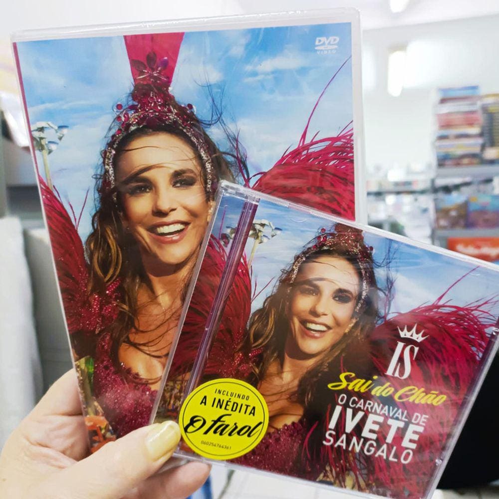 Ivete Sangalo O Carnaval De Ivete - Sai Do Chão Dvd + Cd