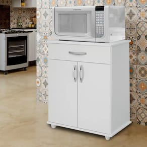 Armário 302 com 2 Portas e 1 Gaveta Benetil - Branco