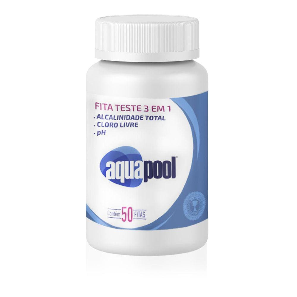Aquapool Fita Teste 5 Analises Tubo