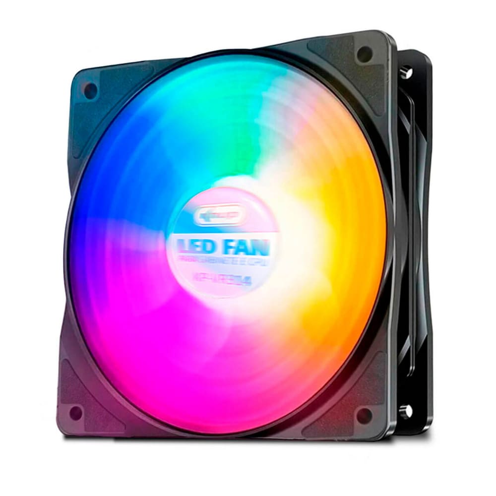 Fan Cooler Para Gabinete Led Silencioso Knup