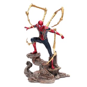 Estatua Vingadores Homem Aranha Ferro Iron Spider Action Figure 27Cm