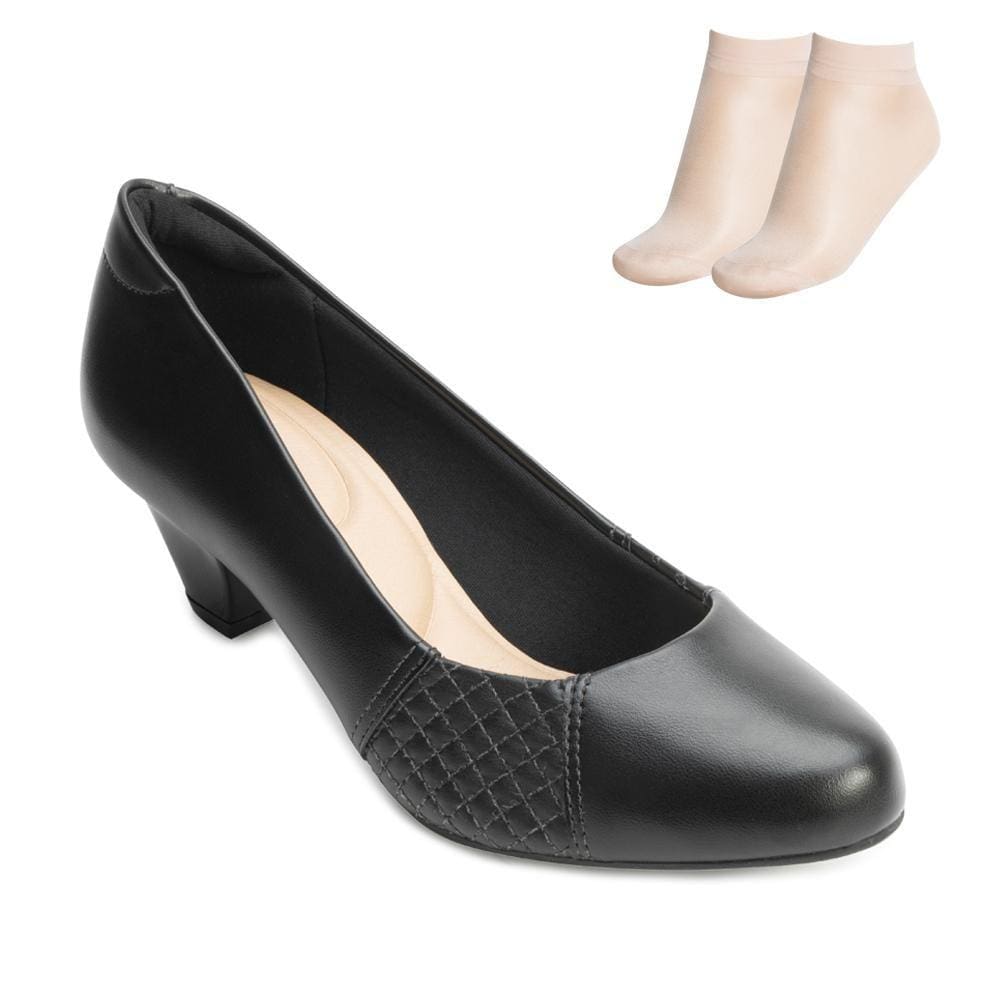 Sapato Salto Modare e Meia MD24-70056