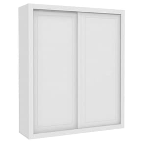 Guarda Roupa Tutto New 2 Portas de Correr Branco Acetinado - Matic