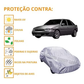Capa Cobrir Carro Escort Com Proteção Qualidade Impermeável