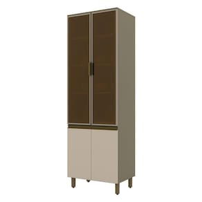 Cristaleira Évelin 4 Portas Duna Cristal - Henn