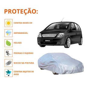 Capa Cobrir Carro Meriva Com Qualidade Proteção Impermeável