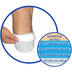 Meia para Coto Amputacao Transtibial Triplo GEL ORTHO Pauher