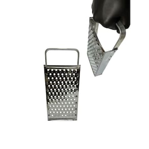 Ralador De Queijo Escama Grossa Retangular Médio Inox